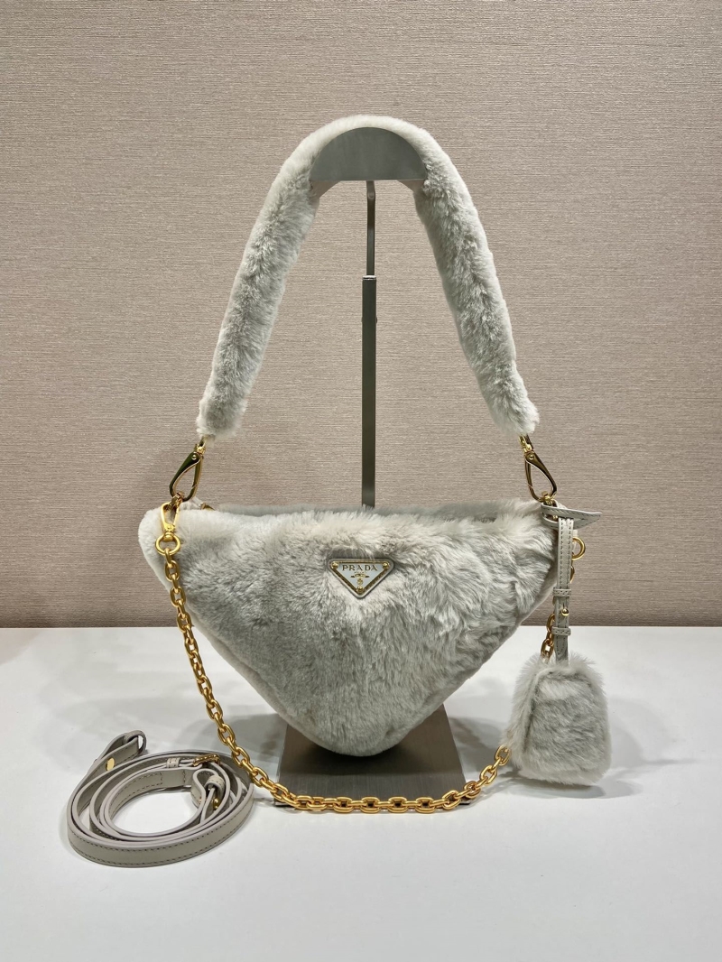 Pra*a triangle pouch